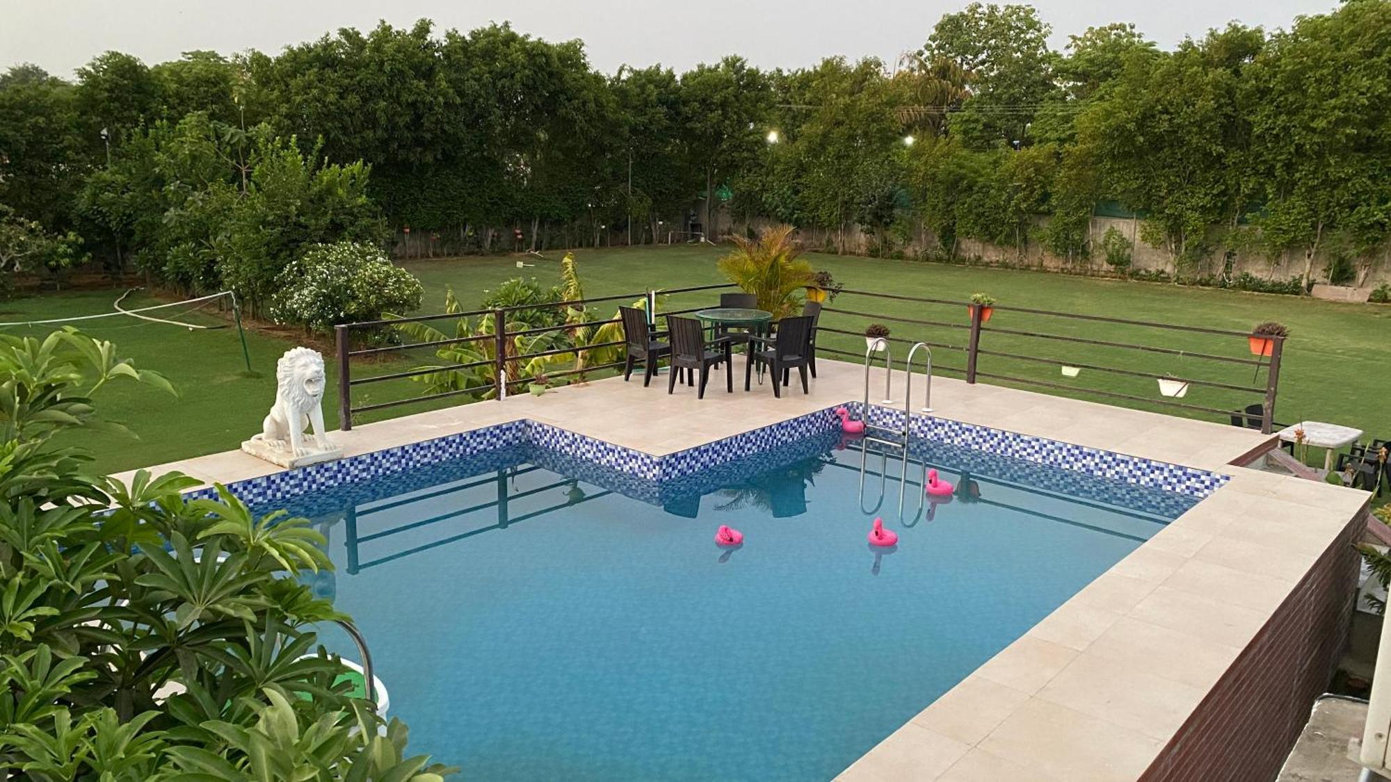 The Singh Farm Cosy Private Pool Farm Villa Gurgaon Exterior foto